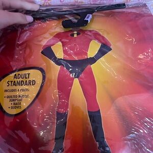 Incredibles Adult Couple Costume - Red and Black